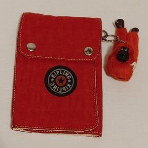 FUN Vintage KIPLING Snap Purse with KIPLING monkey Key Chain